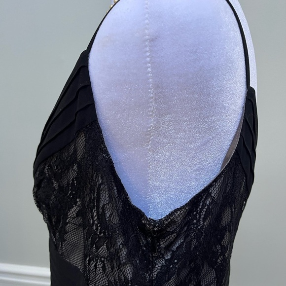 LOFT 8P Black Lace Midi Dress - Picture 12 of 12